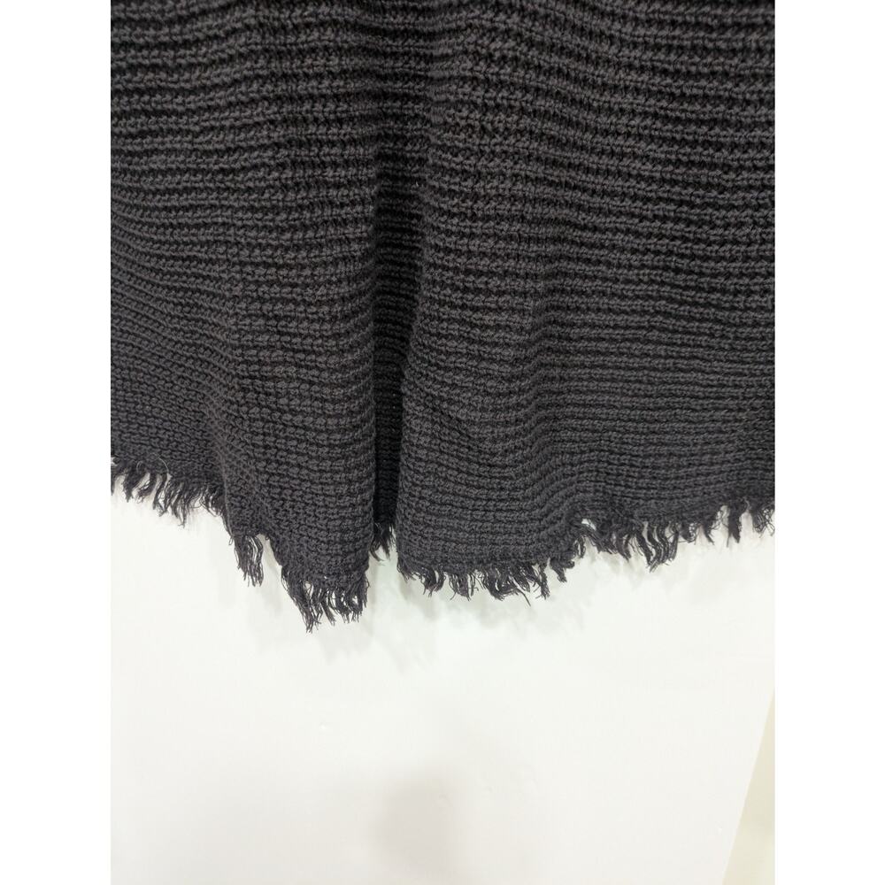Free People Charcoal Grunge Oversized High Low Sweater Small - Picture 6 of 12